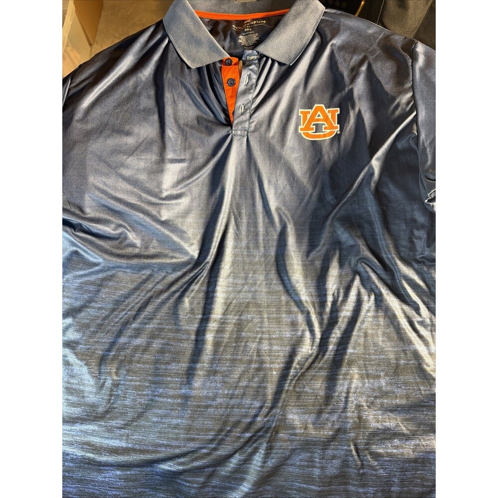 Auburn Tigers War Eagle Navy Striped Shirt Men's 3XL
